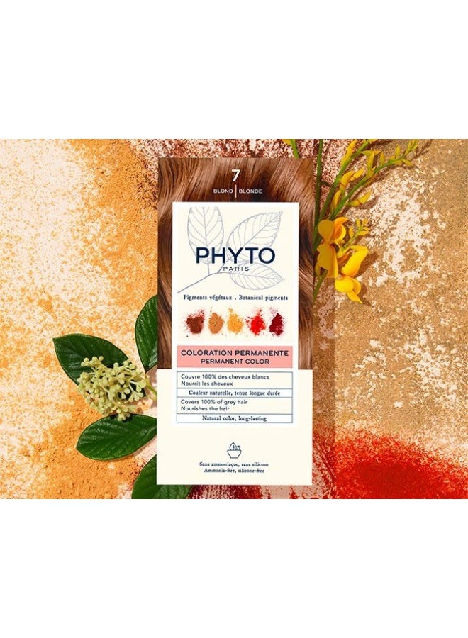 Phyto Color Permanent Color - Hair Colour: 7 Blonde - Image 3
